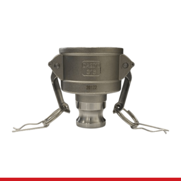 DA4030-SS 4" FEMALE COUPLER X 3" MALE ADAPTER