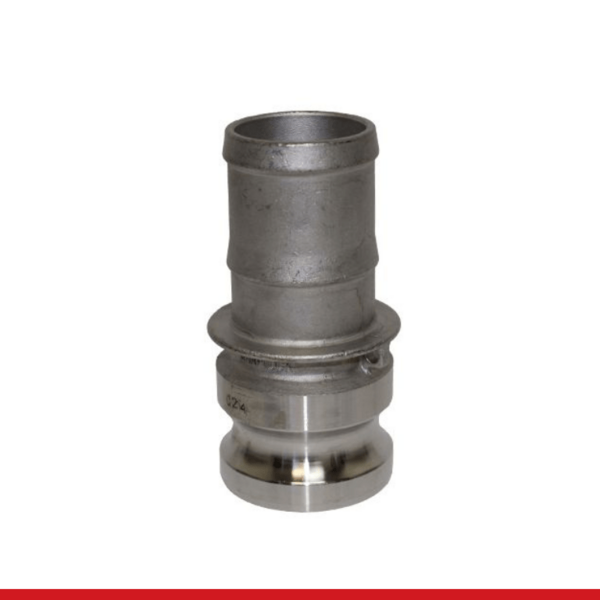 E150-SSQ 1-1/2" MALE ADAPTER X  1-1/2" HOSE SHANK, TYPE 316