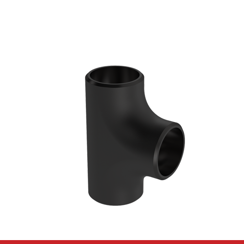 PFBW-TEE-RT8SCS 12" TRUE SCH 80 CS BLK SMLS TEE PIPE FITTING IMPORT