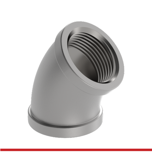 PF1T-045-BQ 1/4" 150# SS T316 45 ELBOW PRESSURE FITTING THRD MSS-SP112 IMPORT