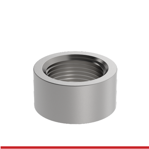 PF1T-OHC-EQ 3/4" 150# SS T316 HALF COUPLING PRESSURE FITTING THRD MSS-SP112 IMPORT