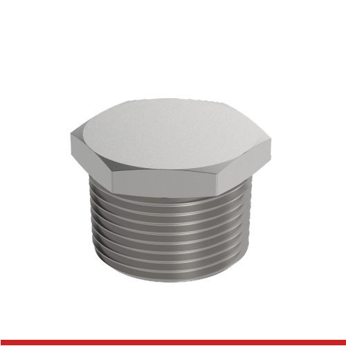 PF1T-OHP-KM 3" 150# SS T304 PLUG - HEX HEAD PRESSURE FITTING THRD MSS-SP112 IMPORT