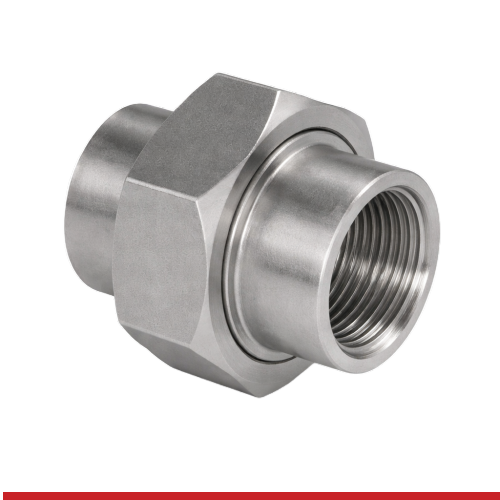 PF1T-UNI-HM 1-1/2" 150# SS T304 UNION PRESSURE FITTING THRD MSS-SP112 IMPORT