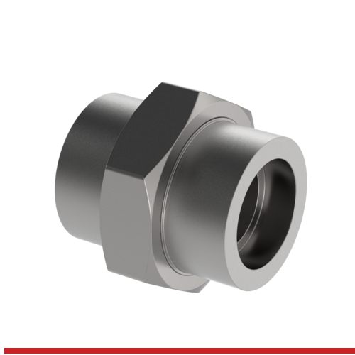 PF3S-UNI-FNA 1" 3000# SS T304/T304L UNION PRESSURE FITTING SOC WELD APPROVED