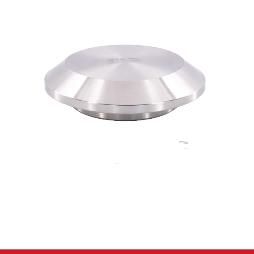 16A-4-304 4" PLAIN BEVEL SEAT SOLID ENDCAP - 16A, .812" LONG 304SS