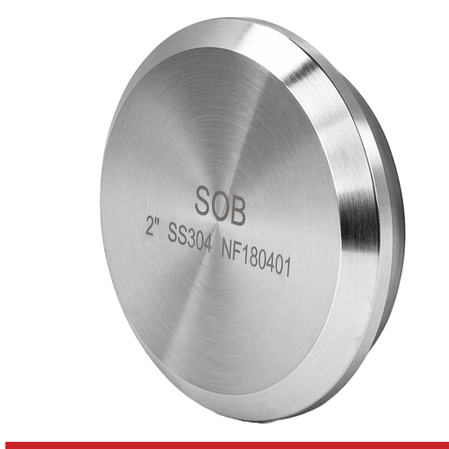 16AI-14I-1-304 1" MALE I-LINE SOLID ENDCAP - 16AI-14I, 1/2" LONG 304SS