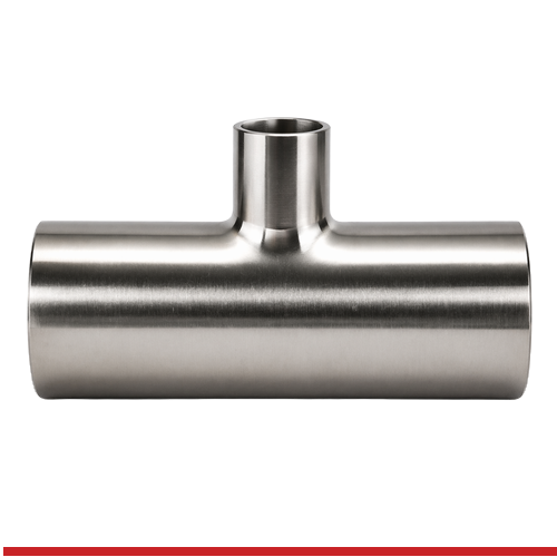 7RW-4X3-1-316 4" X 3" BUTT WELD END REDUCING LONG TEE - 7RW, 316SS,