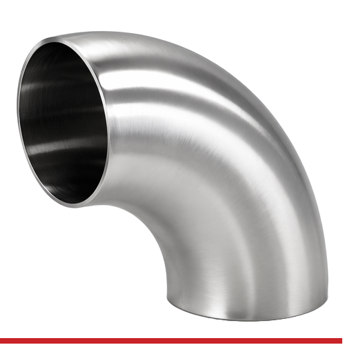 A62WCLN-P 5" BUTT-WELD SHORT 90 ELBOW - POLISHED -316L