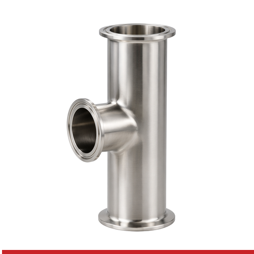 A67RWWMS-MK 4"X3" WELD X WELD X CLAMP SHORT OUTLET REDUCING TEE -316L