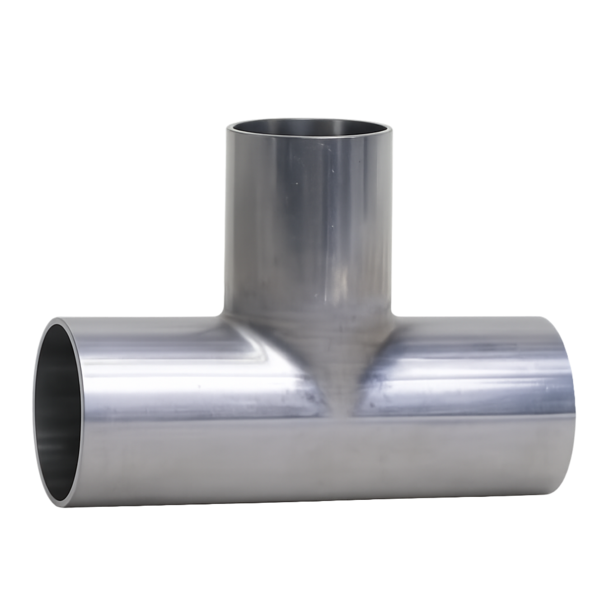 A67WE-UP 3/4" BUTT-WELD LONG TEE - UNPOLISHED -316L