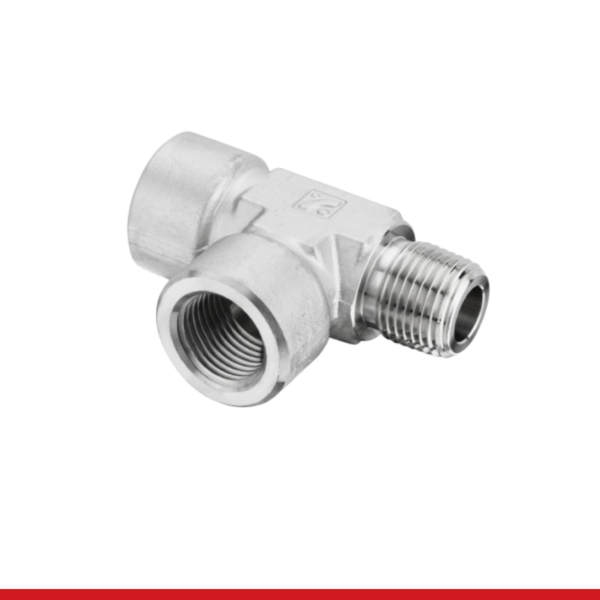 IRT-8N 1/2 in FNPT  X MNPT X FNPT  Run Tee - Superlok