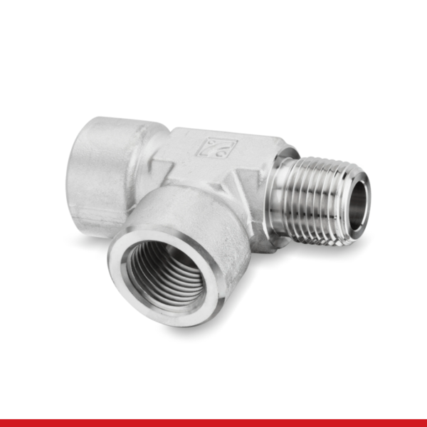 SMBT 6-6OJ-BRE 3/8 in O.D. X 3/8 in Male O-Ring Face Seal Branch Tee - Superlok