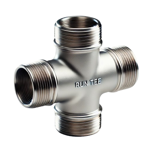 SART-6-S316 3/8 in O.D. X 3/8 in Tube Stub, Run Tee Adapter - Superlok