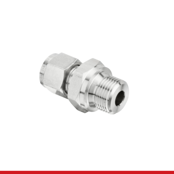SGMC 14M-8G 14 mm O.D. X 1/2 in MBSP Parallel Male Connector - Superlok