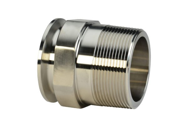 A421MPJ 2.5 in Clamp X Male Npt Adapter -304