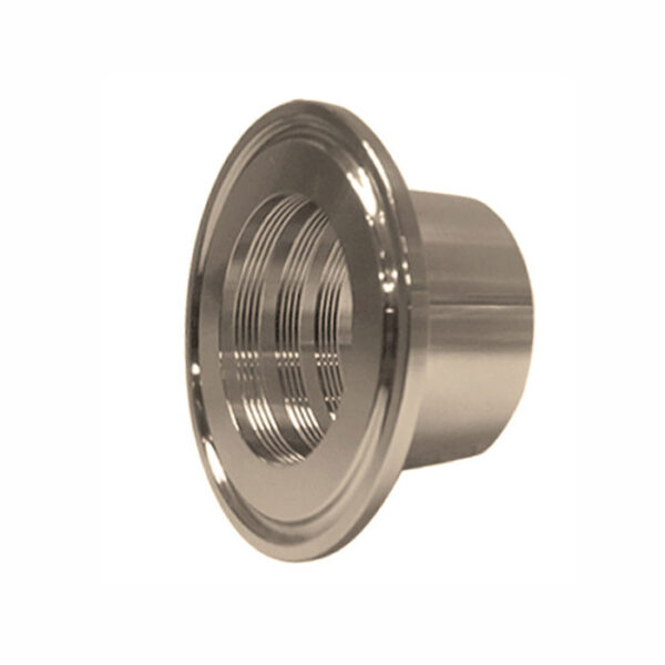 A631RMPMJ 4 in X2.5 in Roll-On (Reducing) Ferrule -316L-1.375 in Oal