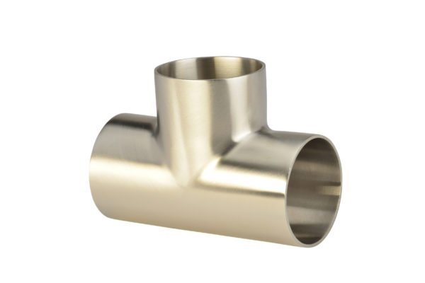 A67WWWH-P 1.5 in Butt-Weld Short Tee - Polished -316L