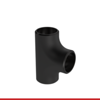 PFBW-TEE-RT8SCS 12" TRUE SCH 80 CS BLK SMLS TEE PIPE FITTING IMPORT