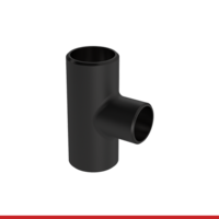 PFBW-RTE-QO8SCS 10" X 6" XH / S80S CS BLK WELD TEE - REDUCING PIPE FITTING IMPORT