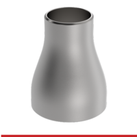 PFBW-CWR-FE1WN 1" X 3/4" SCH 10S SS T304/T304L WELD CONC. REDUCER PIPE FITTING IMPORT