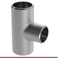 PFBW-RTE-PM1SN 8" X 4" SCH 10S SS T304/T304L SMLS TEE - REDUCING PIPE FITTING IMPORT