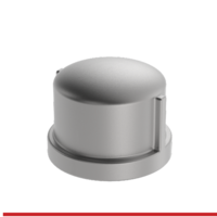 PF1T-CAP-GM 1-1/4" 150# SS T304 CAP PRESSURE FITTING THRD MSS-SP112 IMPORT