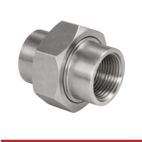 PF1T-UNI-HM 1-1/2" 150# SS T304 UNION PRESSURE FITTING THRD MSS-SP112 IMPORT