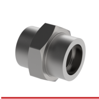 PF3S-UNI-FNA 1" 3000# SS T304/T304L UNION PRESSURE FITTING SOC WELD APPROVED
