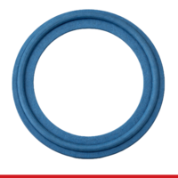 A40MPU-MDO 6" CLAMP METAL DETECT. GASKET BUNA (BLUE)