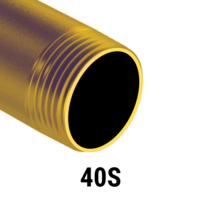 BRASS-SCH40NIP