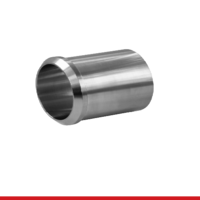 14W-1-304 1" PLAIN BEVEL SEAT X HEAVY WALL WELD - 14W, 2-3/8" LONG 304SS