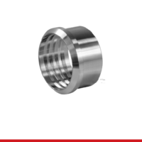 14R-2-304 2" PLAIN BEVEL SEAT X ROLL ON - 14R, 1.313" LONG 304SS