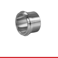 A414PRFH 1.5" BEVEL SEAT SHORT PLAIN FERRULE -304-0.718"OAL