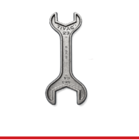 25H-2.5-ALUMINUM 2-1/2" WRENCH FOR HEX NUT (JOHN PERRY/BEVEL SEAT)  - 25H, ALUMINUM