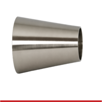 A631WHD-P 1.5"X1/2" BUTT-WELD CONCENTRIC REDUCER - POLISHED -316L