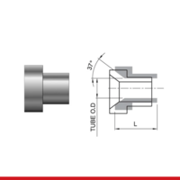 JS-8T 1/2 in JIC Sleeve, S.S. - Superlok