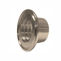 A631RMPMJ 4 in X2.5 in Roll-On (Reducing) Ferrule -316L-1.375 in Oal
